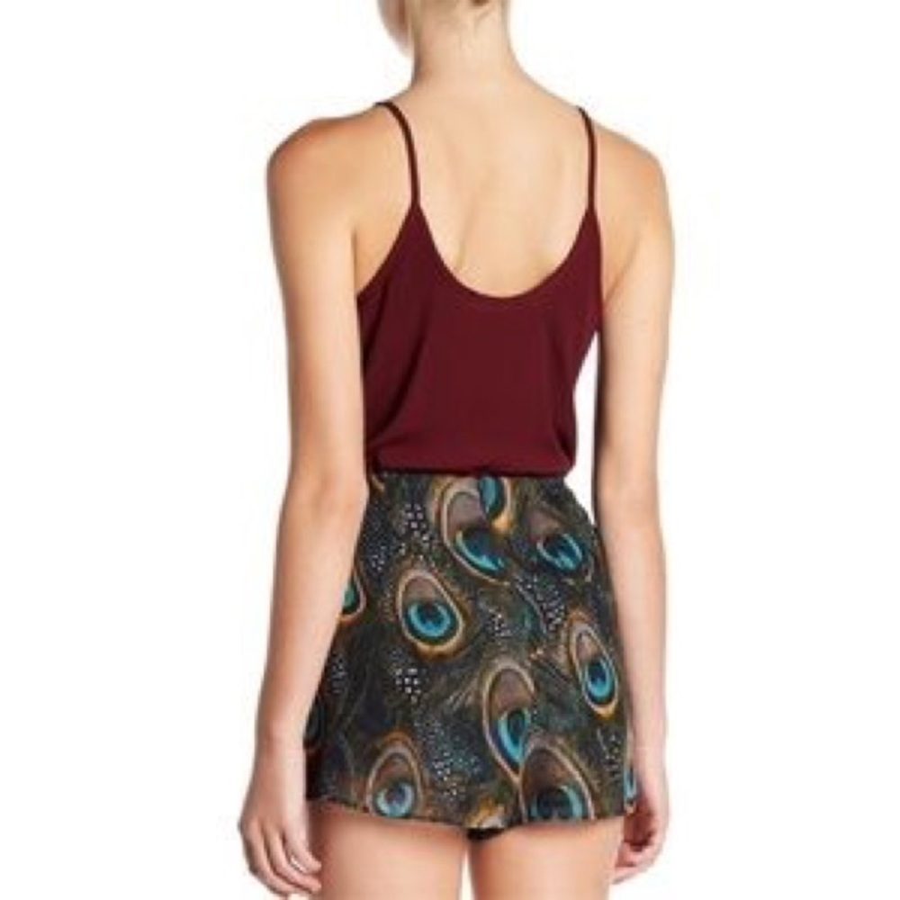 NWOT Boho Show me your MuMu Sawyer Short Feather Fans XS - Picture 4 of 8